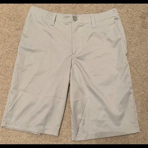 Gray Under Armour Boys Golf Shorts Match Play 2.0